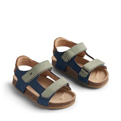 Wheat Corey sandal - Blue